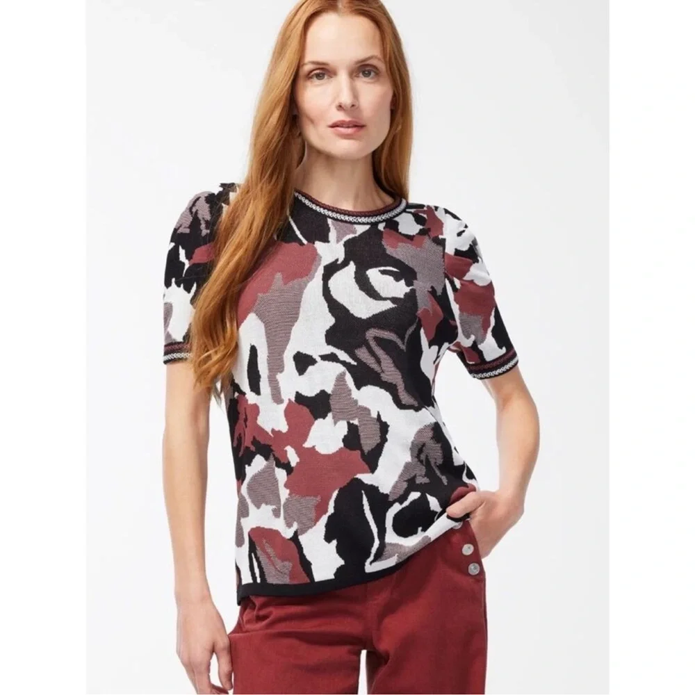 Chico's Multicolor Abstract Sweater - Picture 1 of 8